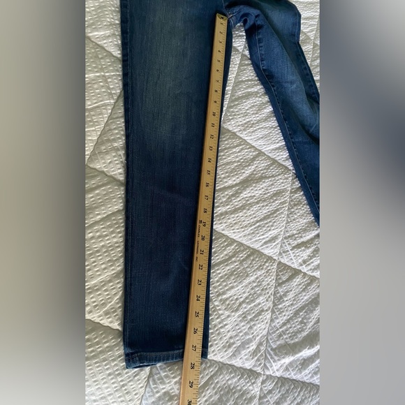 Eileen Fisher Dark Wash Straight Leg Cotton Organic Casual Jeans. Size: 4 - Picture 8 of 13